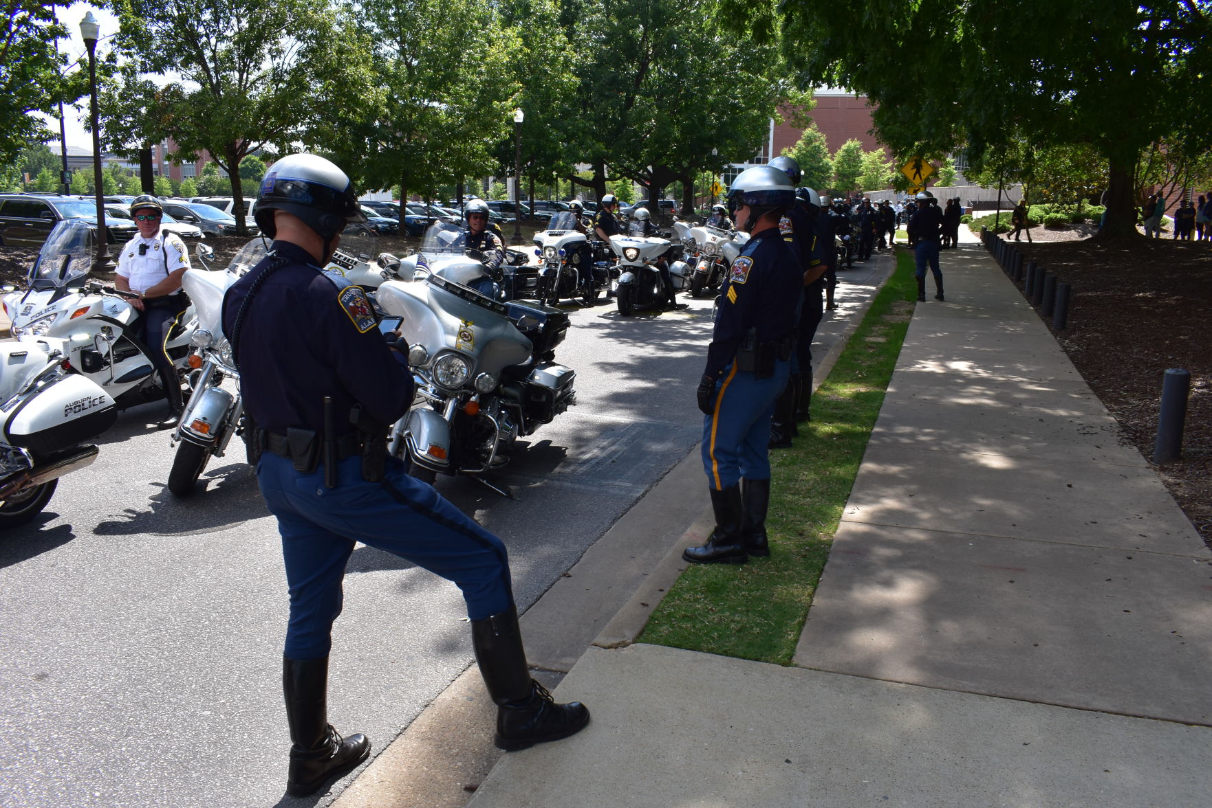 Funeral service for officer William Buechner